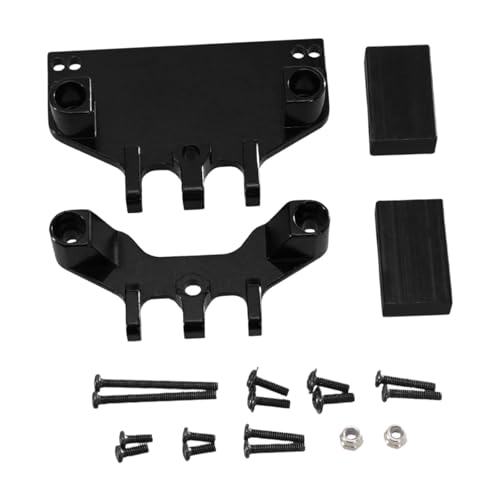 TTETTZ RC Lenkgetriebe Montage Kit für RC Auto Pull Stange 1/12 Servo Halterung für MN86S MN128, Schwarz von TTETTZ