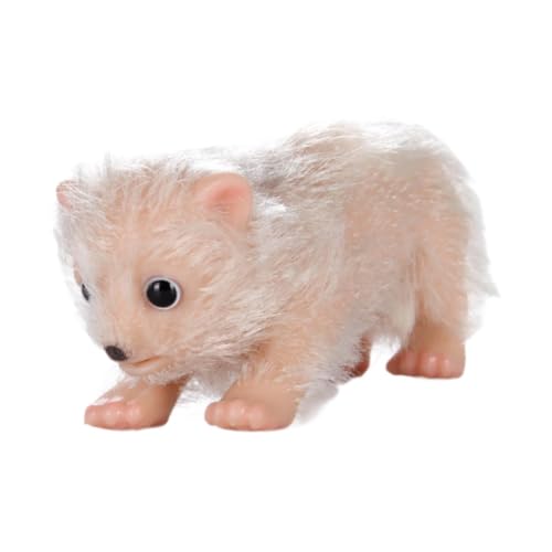 TTETTZ Reborn Arctic Bear Puppe Mini Arctic Bear Spielzeug für Foto Requisiten Sammlerstücke von TTETTZ