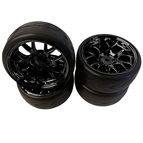 TTETTZ Reifen und Felgen Set für TT02 HSP HPI RC Rock Fahrzeuge, Schwarz TTETTZ Reifen und Felgen Set für TT02 HSP HPI RC Rock Fahrzeuge, Schwarz von TTETTZ