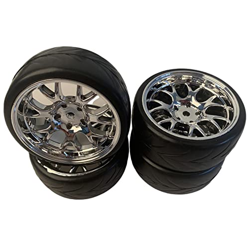 TTETTZ Reifen und Felgen Set für TT02 HSP HPI RC Rock Fahrzeuge, Weiß TTETTZ Reifen und Felgen Set für TT02 HSP HPI RC Rock Fahrzeuge, Weiß von TTETTZ
