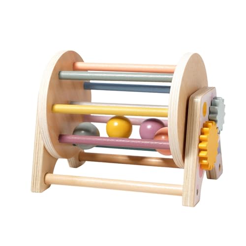 TTETTZ Rolling Drum Spielzeug Holzspielzeug Bildungsspielzeug Bewegung Handaugenkoordination TTETTZ Rolling Drum Spielzeug Holzspielzeug Bildungsspielzeug Bewegung Handaugenkoordination von TTETTZ