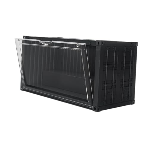 TTETTZ Sammlervitrine für Miniaturen, 2 Stufiger Aufbewahrungsbehälter für Figuren Und Kosmetik, mit Hellem Schwarz TTETTZ Sammlervitrine für Miniaturen, 2 Stufiger Aufbewahrungsbehälter für Figuren Und Kosmetik, mit Hellem Schwarz von TTETTZ