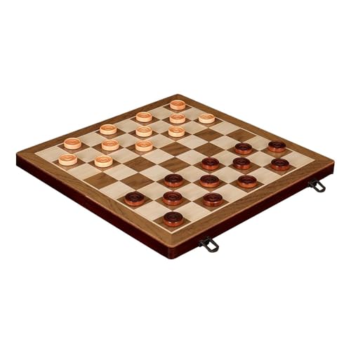 TTETTZ Schachspiel-Set, Dame-Brettspiel-Kombination, Strategie-Brettspiel für ab 8 Jahren, 12inch TTETTZ Schachspiel-Set, Dame-Brettspiel-Kombination, Strategie-Brettspiel für ab 8 Jahren, 12inch von TTETTZ