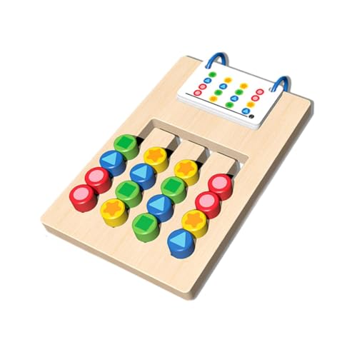 TTETTZ Schiebepuzzle, Denksportaufgaben, Logikrätsel für Kinder Im Alter von 3, 4, 5, 6 Und 7 Jahren, Reisespielzeug TTETTZ Schiebepuzzle, Denksportaufgaben, Logikrätsel für Kinder Im Alter von 3, 4, 5, 6 Und 7 Jahren, Reisespielzeug von TTETTZ