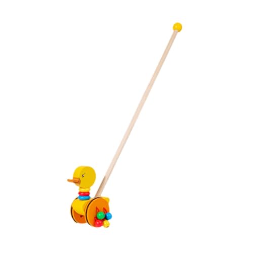 TTETTZ Schiebespielzeug, Lernaktivitäten für Vorschulkinder, Baby Schiebespielzeug Aus Holz für Kinder, Ente von TTETTZ