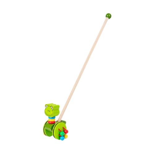 TTETTZ Schiebespielzeug, Lernaktivitäten für Vorschulkinder, Baby Schiebespielzeug Aus Holz für Kinder, Frosch von TTETTZ