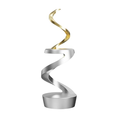 TTETTZ Schwebendes Gyroskop für Den Schreibtisch, Kinetisches Spielzeug Zur Konzentration, Silber TTETTZ Schwebendes Gyroskop für Den Schreibtisch, Kinetisches Spielzeug Zur Konzentration, Silber von TTETTZ