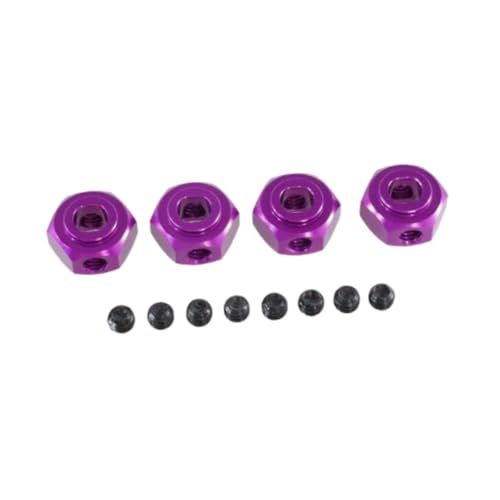 TTETTZ Sechskantadapter für Radnaben, Geeignet für 1/10 10208 Und 1/12 H12Y H12Y+ RC Fahrzeuge, Lila TTETTZ Sechskantadapter für Radnaben, Geeignet für 1/10 10208 Und 1/12 H12Y H12Y+ RC Fahrzeuge, Lila von TTETTZ