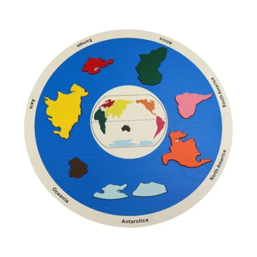 TTETTZ Sieben Kontinente Puzzle Kinder Pädagogisches Board TTETTZ Sieben Kontinente Puzzle Kinder Pädagogisches Board von TTETTZ