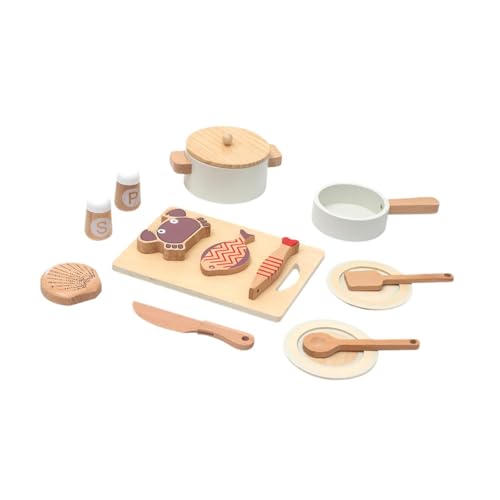 TTETTZ Simulierte Holz Kochen Spielzeug Küche Spielzeug Set Kochen Utensilien Glatte Nette TTETTZ Simulierte Holz Kochen Spielzeug Küche Spielzeug Set Kochen Utensilien Glatte Nette von TTETTZ