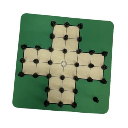 TTETTZ Solitaire Spiel Peg Solitaire Puzzle Spielzeug Schachspielzeug Tischspiel für Erwachsene von TTETTZ