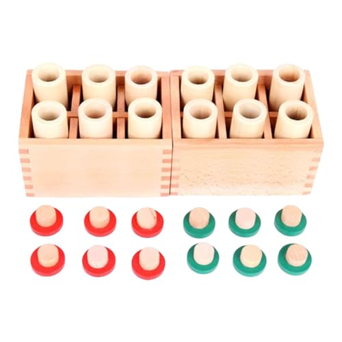 TTETTZ Sound Cylinder Set Kids Pädagogische Spielzeug für Kleinkinder Vorschuljungen Mädchen von TTETTZ