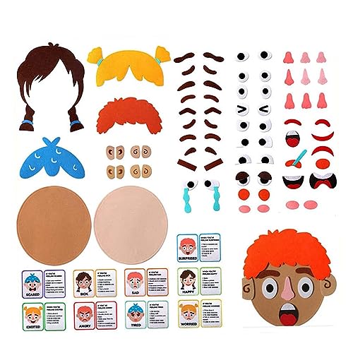 TTETTZ Soziales Emotionales Lernen Spielzeug Lustige Gesichter Spiele für Mädchen Jungen Kleinkinder von TTETTZ