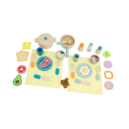 TTETTZ Spiel Kochset Aus Holz, Topf, Küchenzubehör für Bauernhof, Geburtstagsgeschenk, Zimmer TTETTZ Spiel Kochset Aus Holz, Topf, Küchenzubehör für Bauernhof, Geburtstagsgeschenk, Zimmer von TTETTZ