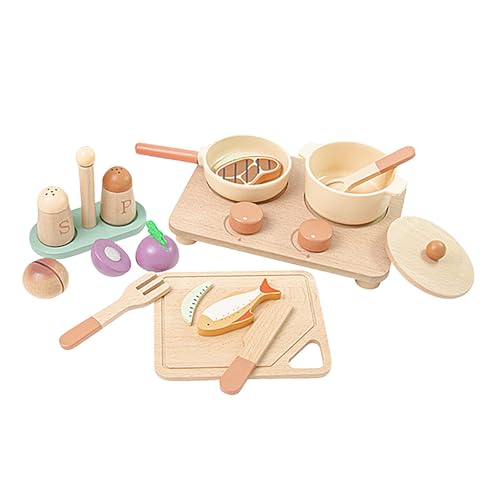 TTETTZ Spielküche für Kinder Miniatur Feinmotorik Holzküche Spielzeug Rollenspielset TTETTZ Spielküche für Kinder Miniatur Feinmotorik Holzküche Spielzeug Rollenspielset von TTETTZ