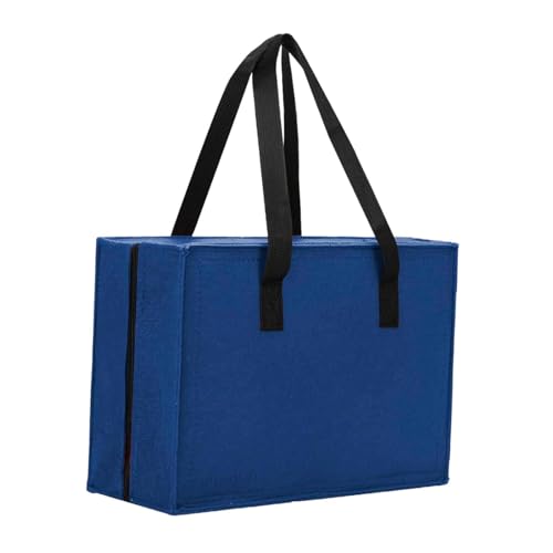 TTETTZ Spielzeugauto Aufbewahrungstasche Transportkoffer Organizer Box Tragbarer Behälter Geräumiges Design Aus Filz Material Schützt vor Stößen für Die Aufb, Königsblau TTETTZ Spielzeugauto Aufbewahrungstasche Transportkoffer Organizer Box Tragbarer Behälter Geräumiges Design Aus Filz Material Schützt vor Stößen für Die Aufb, Königsblau von TTETTZ