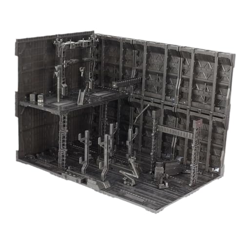 TTETTZ Steckbasis Als Sammlerkulisse Und Präsentationsständer Eine Spielzeuggarage Und Charakter Aufbewahrungsbox Die Immersive Szenen Schafft für Figurensa, Style H von TTETTZ
