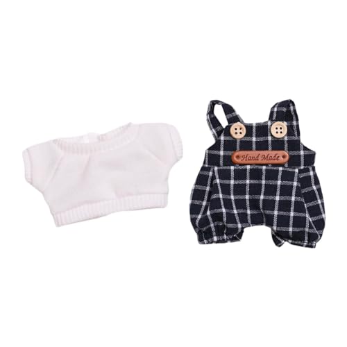 TTETTZ Strampler für Plüschpuppen, Anziehsachen, Praktisches Modellzubehör, Süß, Lehrreich, Basteln Sie Ihre Eigenen Puppen, Mädchenpuppenhosen für 6,69 Zoll, T-Shirt und Hose TTETTZ Strampler für Plüschpuppen, Anziehsachen, Praktisches Modellzubehör, Süß, Lehrreich, Basteln Sie Ihre Eigenen Puppen, Mädchenpuppenhosen für 6,69 Zoll, T-Shirt und Hose von TTETTZ
