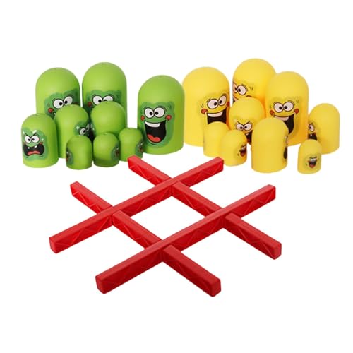 TTETTZ Tic Toe Game Strategy Desktop Checkers Spiel für Kinder Im Alter von 3+ Kindern Erwachsene TTETTZ Tic Toe Game Strategy Desktop Checkers Spiel für Kinder Im Alter von 3+ Kindern Erwachsene von TTETTZ