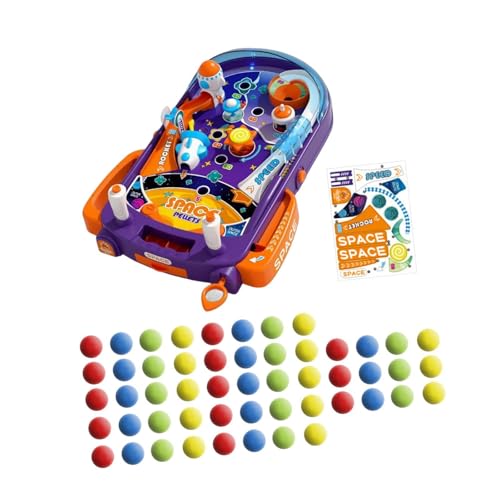 TTETTZ Tischspielautomat für Kinder, Raketenspielzeug Zur Förderung des Lernens Und Der Interaktion, mit 52 Bällen TTETTZ Tischspielautomat für Kinder, Raketenspielzeug Zur Förderung des Lernens Und Der Interaktion, mit 52 Bällen von TTETTZ
