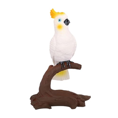 TTETTZ Vogelmodell Figur Sammlung Ornamental Dekorationsstück Schreibtisch Spielzeug, Gelber Kakadu TTETTZ Vogelmodell Figur Sammlung Ornamental Dekorationsstück Schreibtisch Spielzeug, Gelber Kakadu von TTETTZ