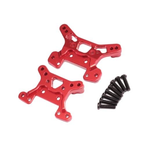 TTETTZ Vordere Und Hintere Dämpfer für RC Fahrzeuge, Ersatzteile für Wltoys 1/14 1/12, Rot von TTETTZ