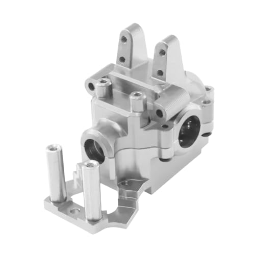 TTETTZ Vorderer Getriebegehäusedeckel Getriebeabdeckung Differentialgehäuse Und Umrüstset Aus Hochfestem Aluminium für Lange Lebensdauer für 1, Silber von TTETTZ