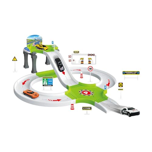 TTETTZ Vorschulwagenspiele Spielzeug versammelte Spielzeug Cartoon Bildungsauto Kit Robustes Jungenspielzeug, Rennwagen von TTETTZ