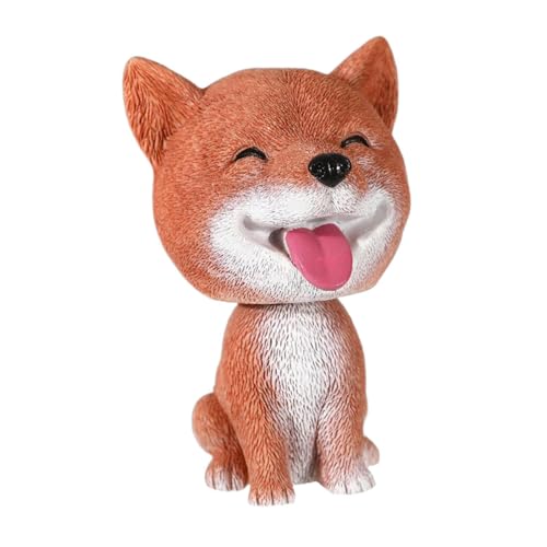 TTETTZ Wackelkopf Hund Fürs Armaturenbrett, Niedliche Cartoon Figur, Kreatives Geschenk, Einfach zu Montieren von TTETTZ