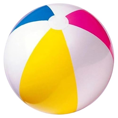TTETTZ Wasserball, Schwimmbadspielzeug, Eltern-Kind-Interaktionszubehör, aufblasbarer Regenbogen-Wasserball für Partygeschenke im Freien, 61 cm TTETTZ Wasserball, Schwimmbadspielzeug, Eltern-Kind-Interaktionszubehör, aufblasbarer Regenbogen-Wasserball für Partygeschenke im Freien, 61 cm von TTETTZ