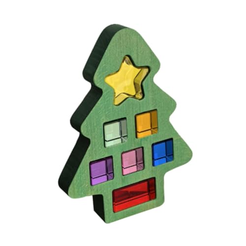 TTETTZ Weihnachtsbaum Acryl Würfel Blöcke Transluzente Entwicklung Spielzeug Vorschule von TTETTZ