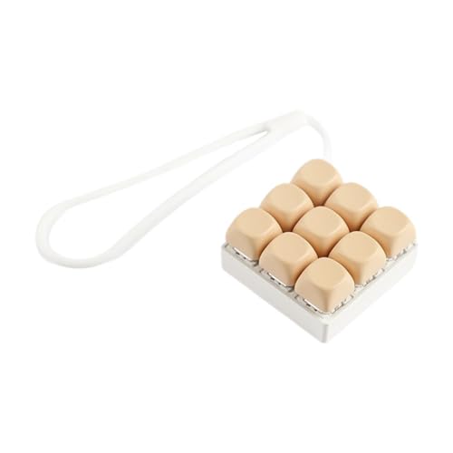 TTETTZ Zappelspielzeug, Fingerklicker für unterwegs, Geschenkidee für Enthusiasten, Hell Orange von TTETTZ