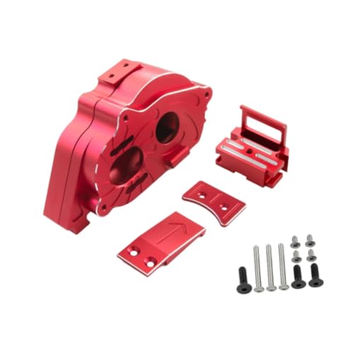 TTETTZ Zentralgetriebe Gehäuse für 1/8 4s RC Auto Zubehör, Rot von TTETTZ