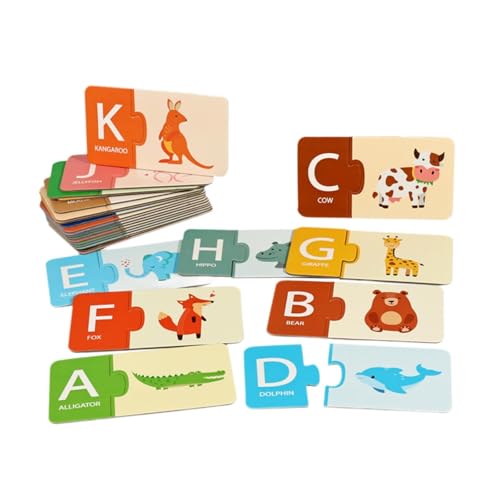 TTETTZ Zuordnungsspiel Lernspielzeug Sortierspiel Und Motorikspielzeug Zur Formerkennung Tragbar Und Leicht Aus Papier für Interaktives Lernen für Kleinkinde, Alphabet TTETTZ Zuordnungsspiel Lernspielzeug Sortierspiel Und Motorikspielzeug Zur Formerkennung Tragbar Und Leicht Aus Papier für Interaktives Lernen für Kleinkinde, Alphabet von TTETTZ