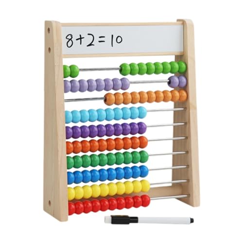 TTETTZ für Kinder, Hölzerner Zählrahmen für Jungen, Mädchen, Kinder, Kindergarten TTETTZ für Kinder, Hölzerner Zählrahmen für Jungen, Mädchen, Kinder, Kindergarten von TTETTZ