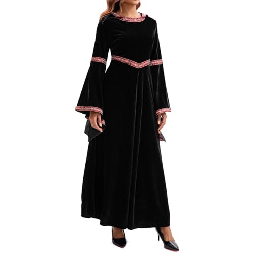 TTFDJG Mittelalter Kleid Damen Lang Halloween Kostüm Gothic Hexenkleid Renaissance Kleid mit Kapuze Mittelalterkleid Karneval Kostüm Corsagenkleid Tailliert Medieval Dress Steampunk Faschingskostüme TTFDJG Mittelalter Kleid Damen Lang Halloween Kostüm Gothic Hexenkleid Renaissance Kleid mit Kapuze Mittelalterkleid Karneval Kostüm Corsagenkleid Tailliert Medieval Dress Steampunk Faschingskostüme von TTFDJG