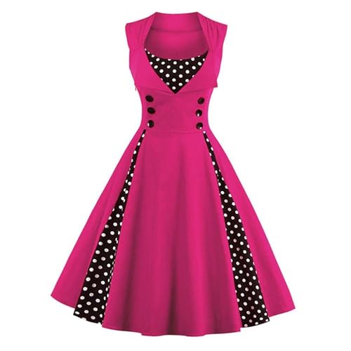 TTFDJG Rockabilly Kleider Damen Ärmellos Cocktailkleid Vintage Abendkleid A Linie Mittelalter Kleidung Punkte Kleider Schwingender Rock Knielang Renaissance Ballkleid Gepunktetes Mittelalterkleid TTFDJG Rockabilly Kleider Damen Ärmellos Cocktailkleid Vintage Abendkleid A Linie Mittelalter Kleidung Punkte Kleider Schwingender Rock Knielang Renaissance Ballkleid Gepunktetes Mittelalterkleid von TTFDJG