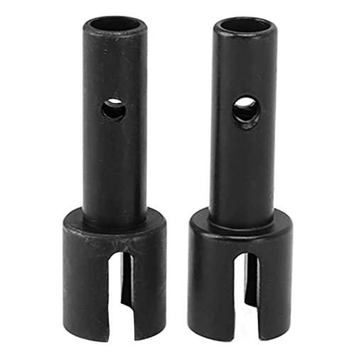TTOCAR 2PCS RC Auto Radstummel Achsen Stahl Stabile Radachsen für ZD Racing 1/8 RC Fahrzeug Schwarz von TTOCAR