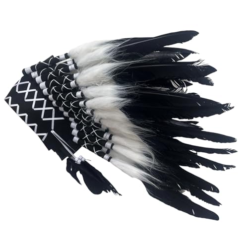 TTTLLNN Authentischer gefiederter Kopfschmuck für Festivals und Partys, ethnische Stile, Kopfschmuck, Haarschmuck für Modebegeisterte TTTLLNN Authentischer gefiederter Kopfschmuck für Festivals und Partys, ethnische Stile, Kopfschmuck, Haarschmuck für Modebegeisterte von TTTLLNN