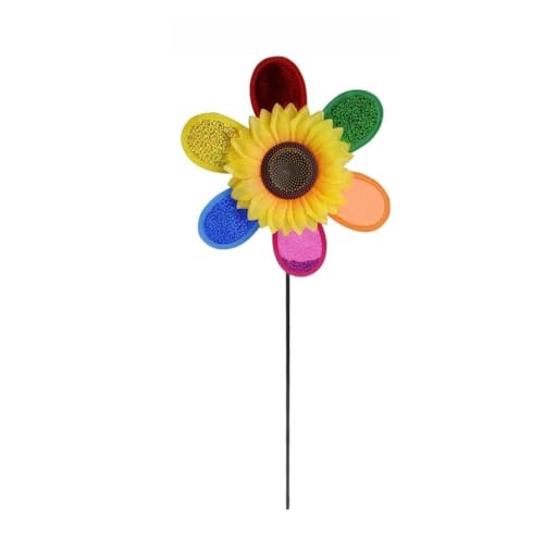 TTTLLNN Bunte Pailletten-Windmühlen-Spinner, Dekoration für Zuhause, Garten, Hof TTTLLNN Bunte Pailletten-Windmühlen-Spinner, Dekoration für Zuhause, Garten, Hof von TTTLLNN