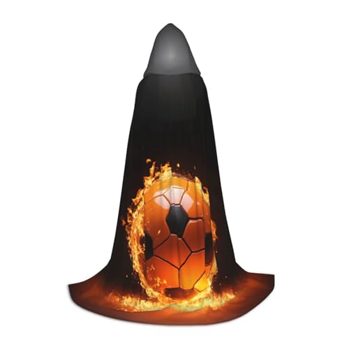TTYDOKLA Kapuzenumhang mit Fußballdruck, Zauberer- und Renaissance-Kostüm, Umhang mit Kapuze, für Rollenspiele und Partys TTYDOKLA Kapuzenumhang mit Fußballdruck, Zauberer- und Renaissance-Kostüm, Umhang mit Kapuze, für Rollenspiele und Partys von TTYDOKLA