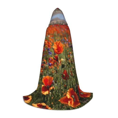 TTYDOKLA Kapuzenumhang mit Mohnblumen-Druck, Zauberer- und Renaissance-Kostüm, Umhang mit Kapuze, für Rollenspiele und Partys TTYDOKLA Kapuzenumhang mit Mohnblumen-Druck, Zauberer- und Renaissance-Kostüm, Umhang mit Kapuze, für Rollenspiele und Partys von TTYDOKLA