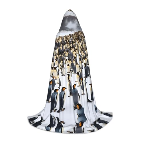 TTYDOKLA Kapuzenumhang mit Pinguine im Schnee, Zauberer- und Renaissance-Kostüm, Umhang mit Kapuze, für Rollenspiele und Partys TTYDOKLA Kapuzenumhang mit Pinguine im Schnee, Zauberer- und Renaissance-Kostüm, Umhang mit Kapuze, für Rollenspiele und Partys von TTYDOKLA