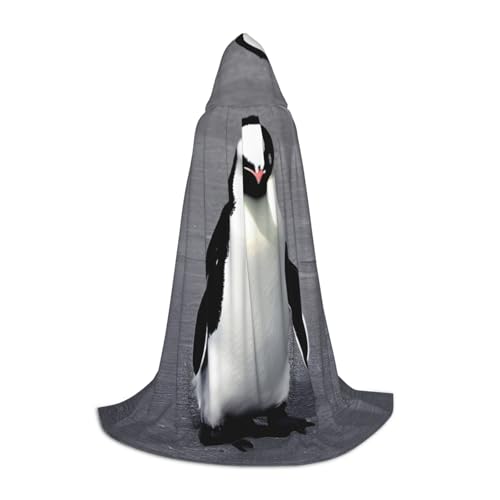 TTYDOKLA Kapuzenumhang mit süßem Pinguin-Druck, Zauberer- und Renaissance-Kostüm, Umhang mit Kapuze, für Rollenspiele und Partys TTYDOKLA Kapuzenumhang mit süßem Pinguin-Druck, Zauberer- und Renaissance-Kostüm, Umhang mit Kapuze, für Rollenspiele und Partys von TTYDOKLA