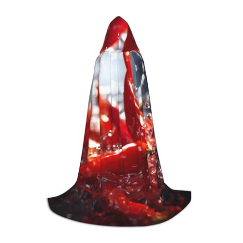 TTYDOKLA Paprika Kapuzenumhang mit Wasserspritzern, Zauberer und Renaissance-Kostüm, Umhang mit Kapuze, für Rollenspiele und Partys TTYDOKLA Paprika Kapuzenumhang mit Wasserspritzern, Zauberer und Renaissance-Kostüm, Umhang mit Kapuze, für Rollenspiele und Partys von TTYDOKLA