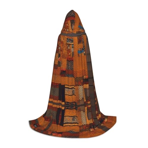 TTYDOKLA Umhang mit Kapuze aus afrikanischem Textil, Patchwork-Druck, Zauberer- und Renaissance-Kostüm, Umhang mit Kapuze, für Rollenspiele und Partys TTYDOKLA Umhang mit Kapuze aus afrikanischem Textil, Patchwork-Druck, Zauberer- und Renaissance-Kostüm, Umhang mit Kapuze, für Rollenspiele und Partys von TTYDOKLA