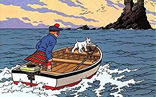 Anime Puzzles Erwachsene Puzzle Puzzle 1000 Stück Abenteuer Tim und Struppi Papier Puzzle Kinder Pädagogische Montage Spiele Spielzeug von TTbaoz