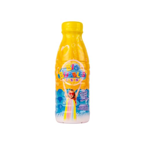 TUBAN Seifenblasenflüssigkeit für große Seifenblasen 400 ml – Seifenblasenlösung – Spielzeug für Kinder – Seifenblasen Machen – Outdoor-Spielspaß von TUBAN