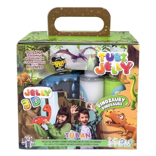 TUBAN Tubi Jelly Set mit 6 Farben und kleinem Aquarium – Di von TUBAN