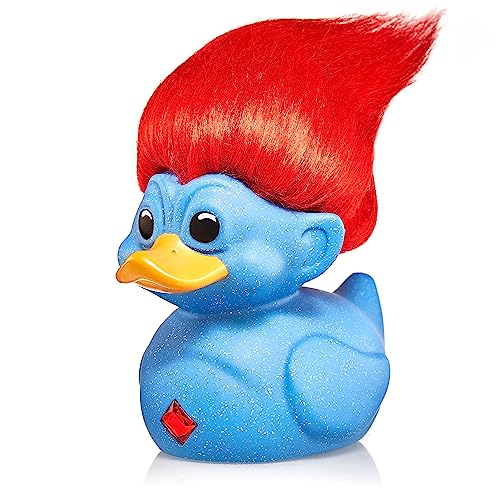 TUBBZ First Edition Blue Glitter Troll, Sammelfigur aus Vinyl und Gummi, offizielles Lizenzprodukt von Trolls, TV, Filme und Videospiele von TUBBZ